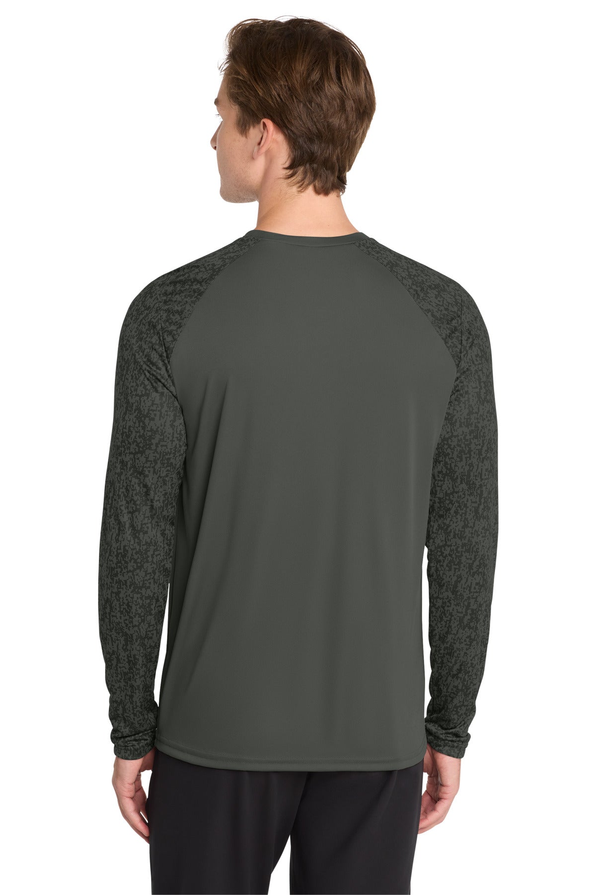 Sport-Tek  Long Sleeve Digi Camo Tee. ST460LS