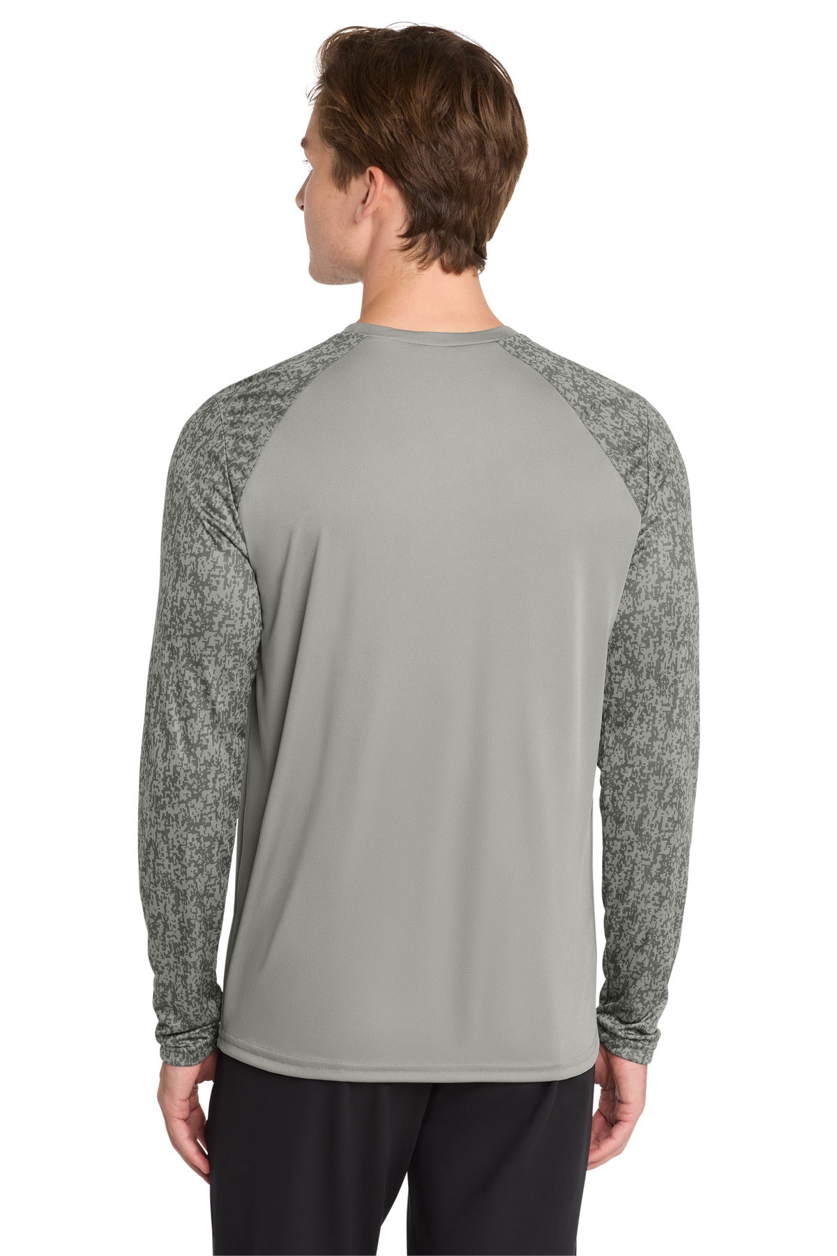 Sport-Tek  Long Sleeve Digi Camo Tee. ST460LS