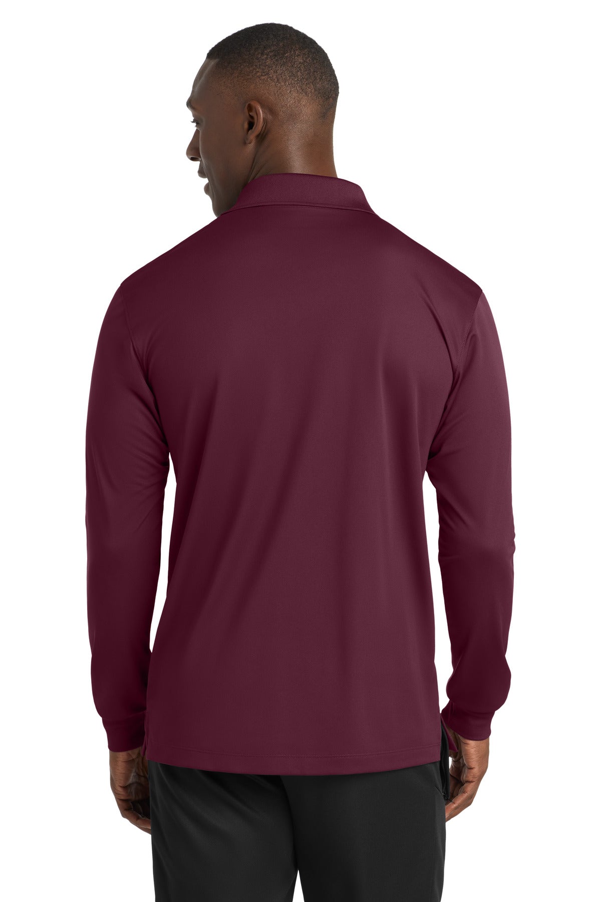 Sport-Tek Long Sleeve Micropique Sport-Wick Polo. ST657