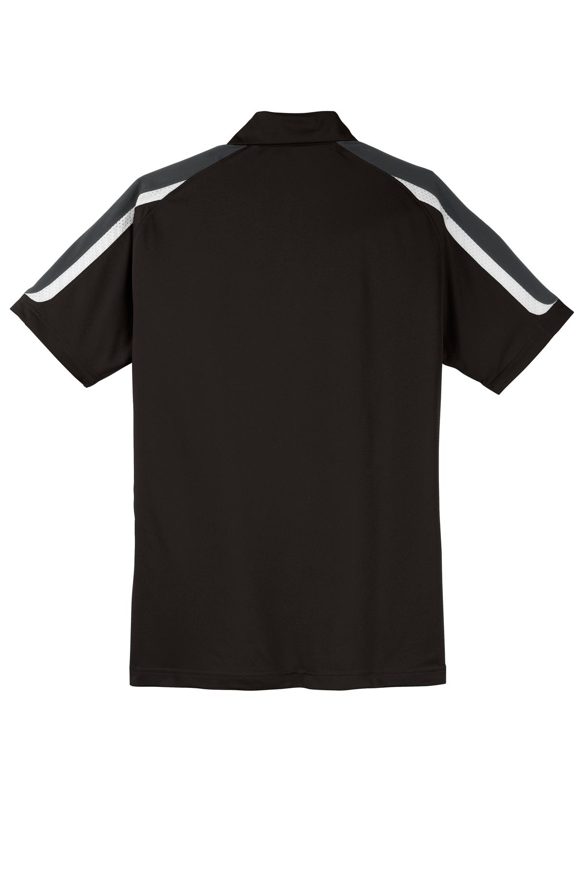 Sport-Tek Tricolor Shoulder Micropique Sport-Wick Polo. ST658