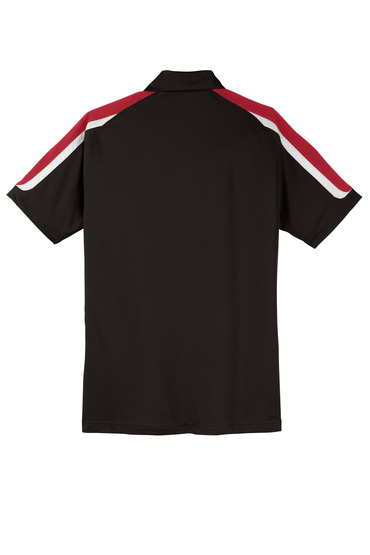Sport-Tek Tricolor Shoulder Micropique Sport-Wick Polo. ST658