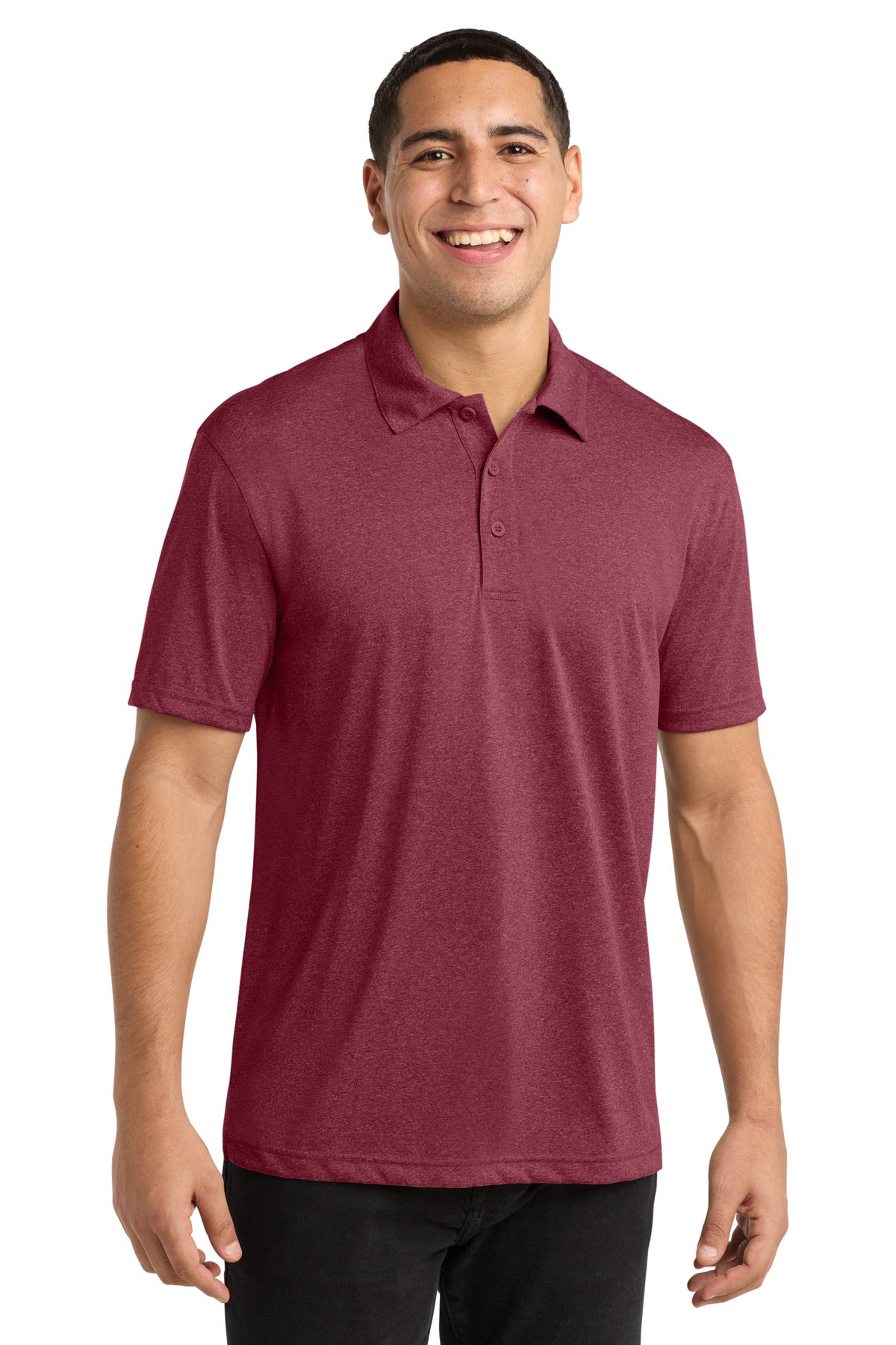 Sport-Tek Heather Contender Polo. ST660
