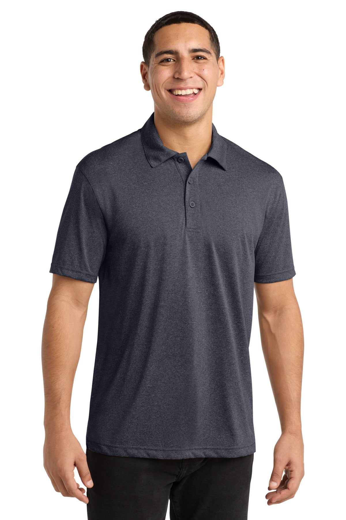 Sport-Tek Heather Contender Polo. ST660