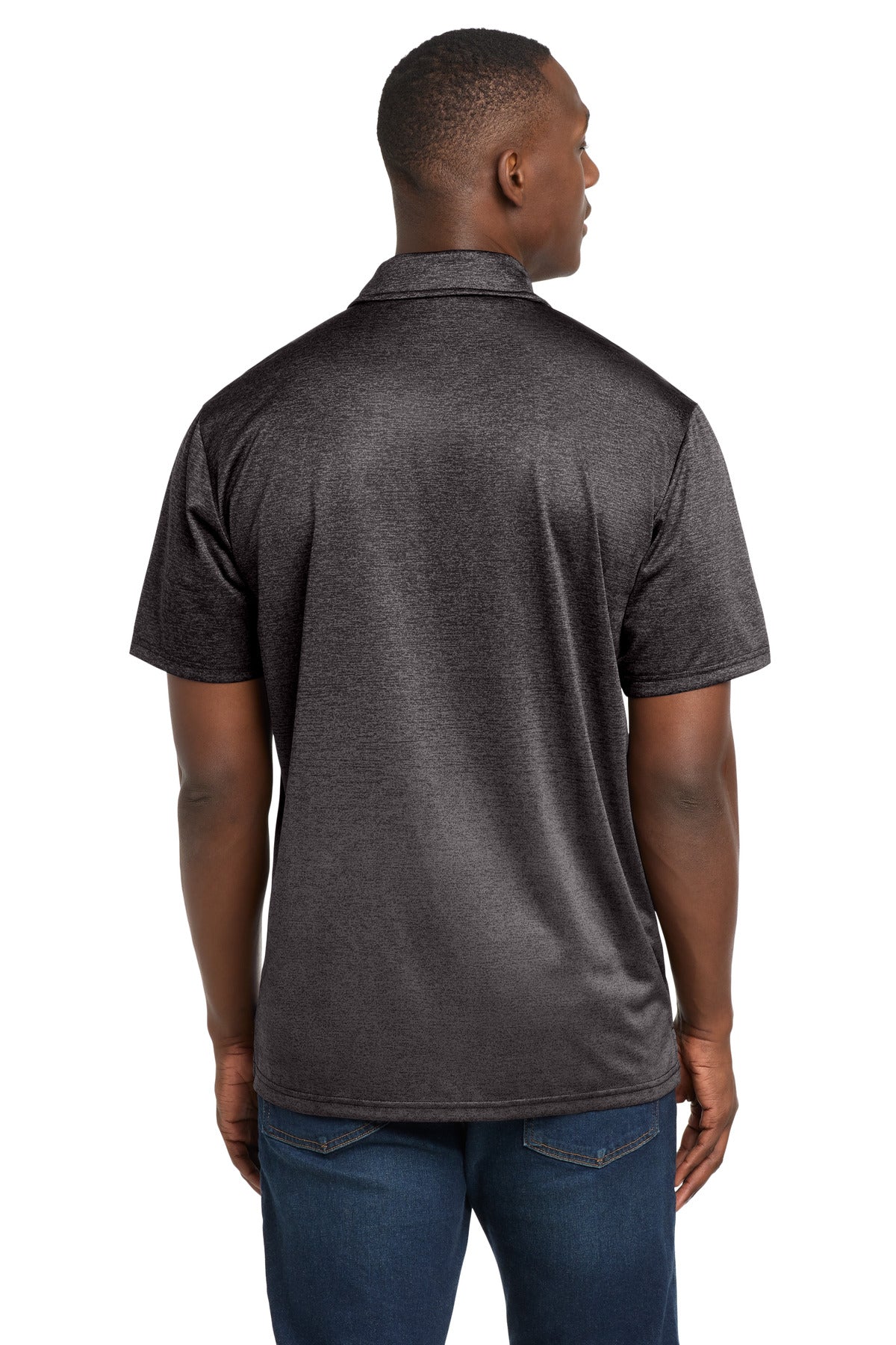 Sport-Tek  Ombre Heather Polo. ST671