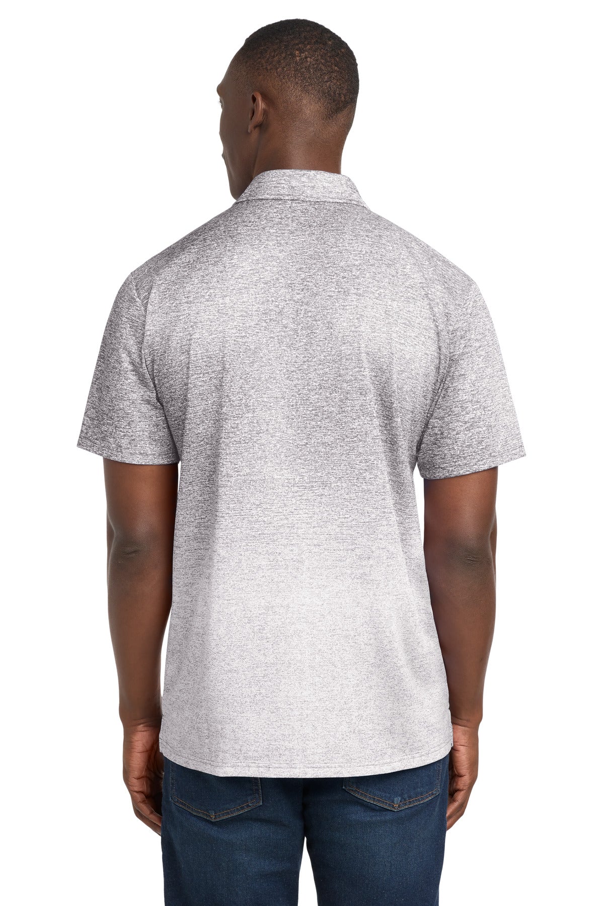 Sport-Tek  Ombre Heather Polo. ST671