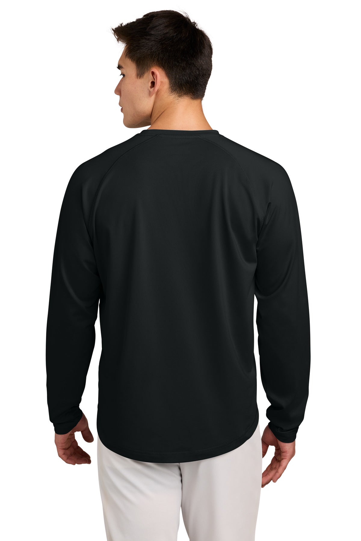 Sport-Tek Sport-Wick Stretch Pocketed Crewneck ST859