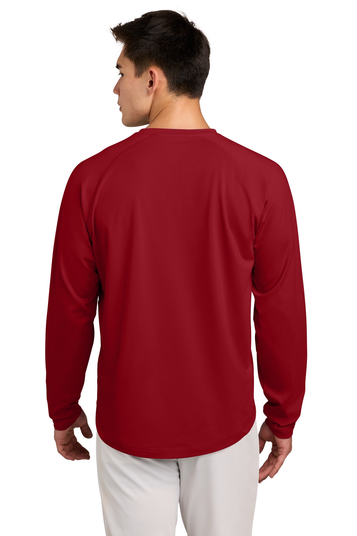 Sport-Tek Sport-Wick Stretch Pocketed Crewneck ST859