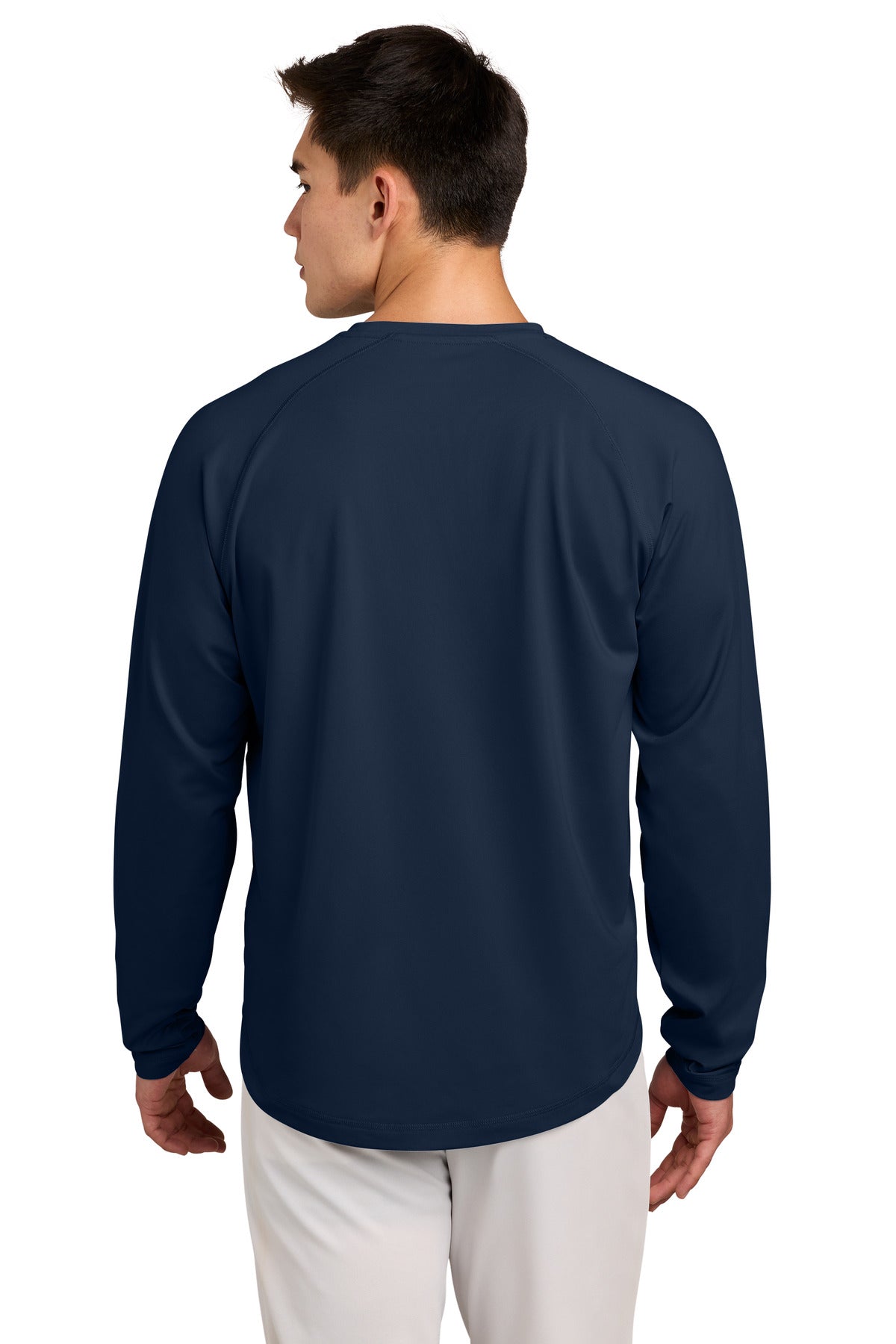 Sport-Tek Sport-Wick Stretch Pocketed Crewneck ST859
