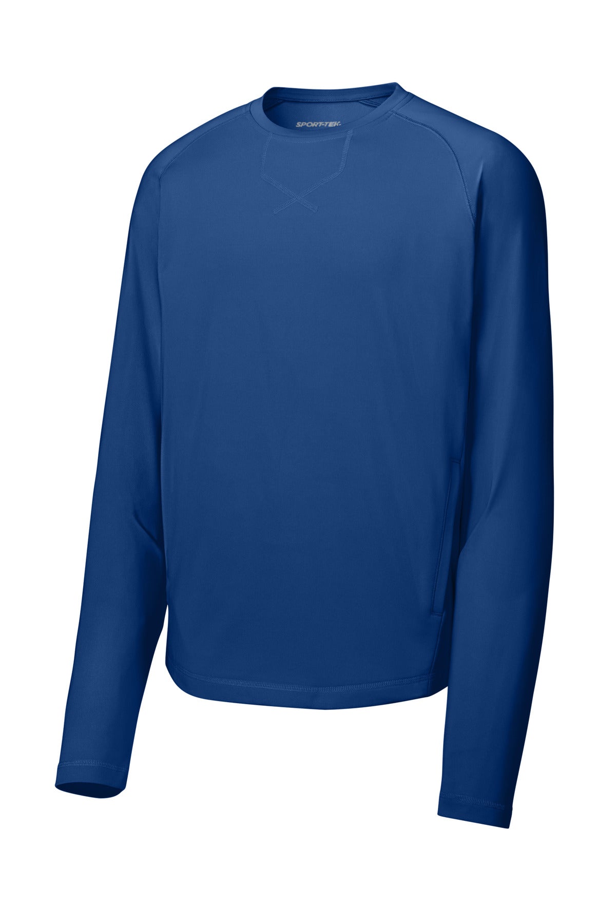 Sport-Tek Sport-Wick Stretch Pocketed Crewneck ST859