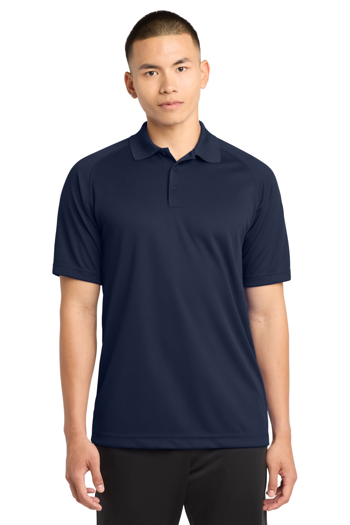 Sport-Tek Dry Zone Raglan Polo. T475