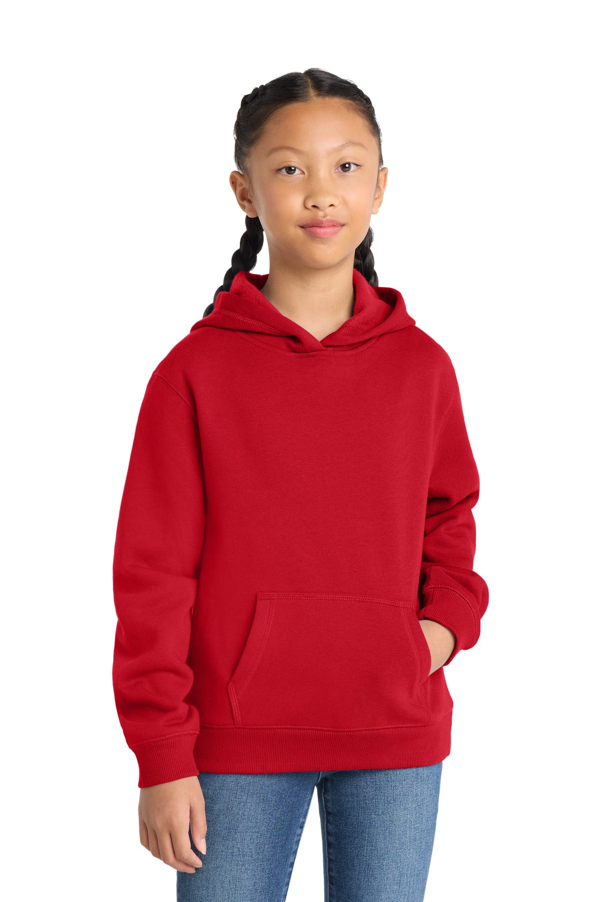 Sport-Tek Youth Pullover Hooded Sweatshirt. YST254