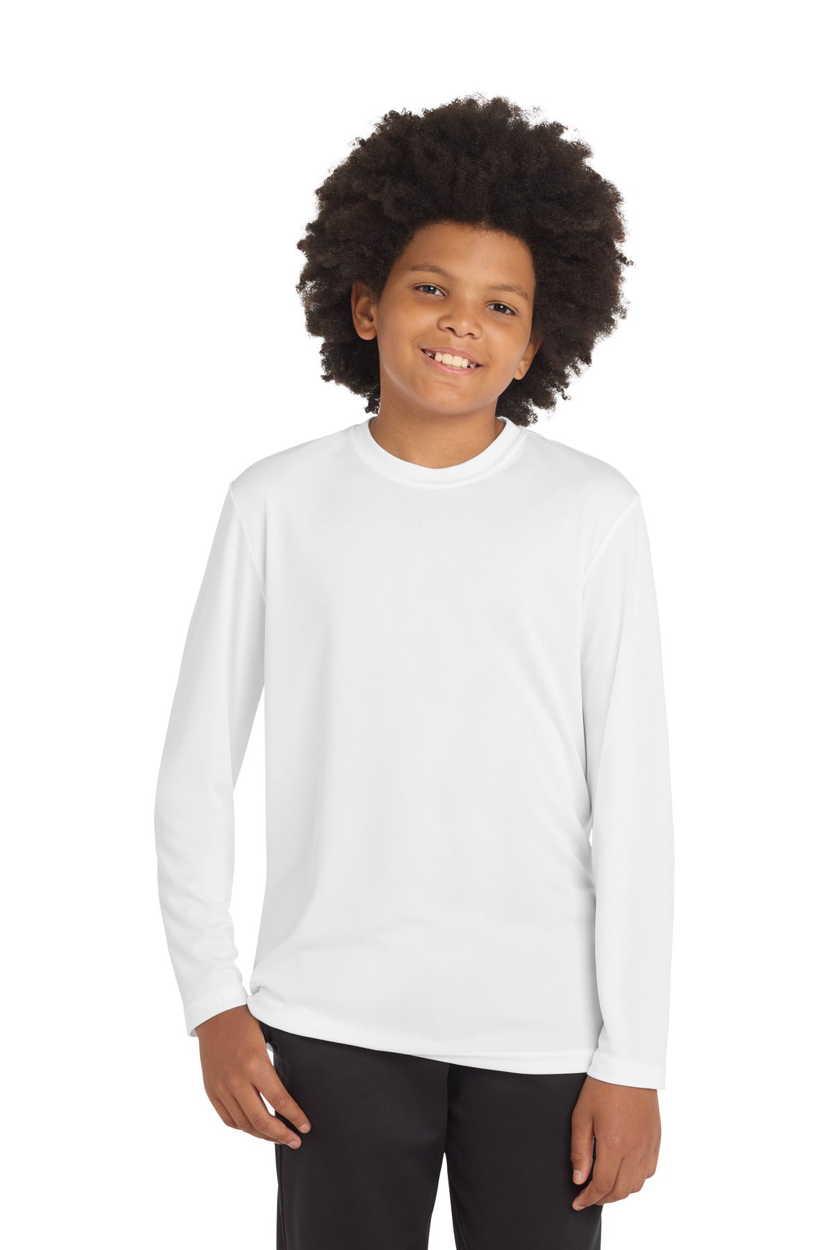 Sport-Tek Youth Long Sleeve PosiCharge Competitor Tee. YST350LS