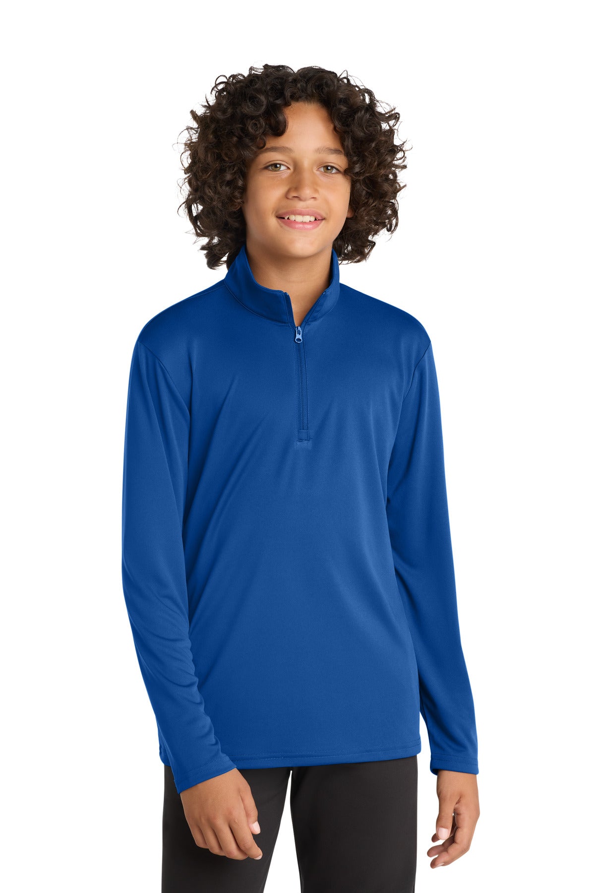 Sport-Tek  Youth PosiCharge  Competitor  1/4-Zip Pullover. YST357