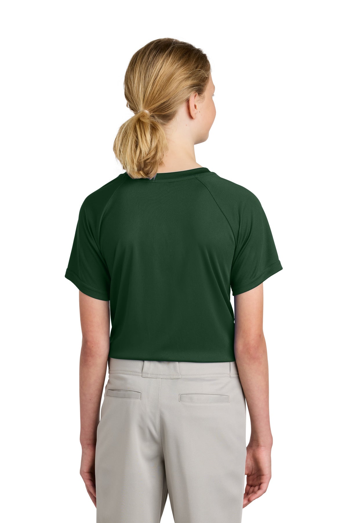 Sport-Tek Youth PosiCharge Competitor 2-Button Henley YST359