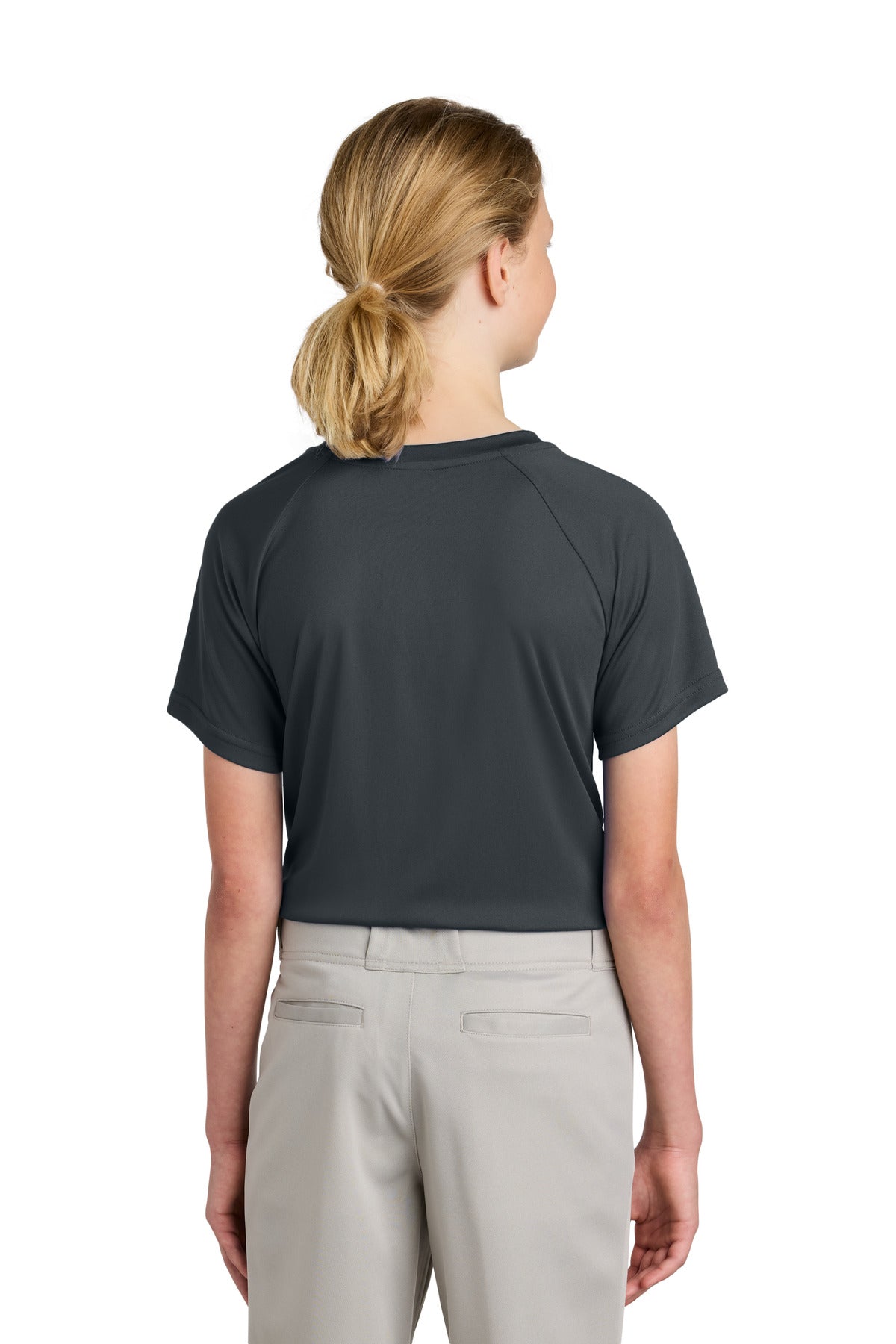 Sport-Tek Youth PosiCharge Competitor 2-Button Henley YST359
