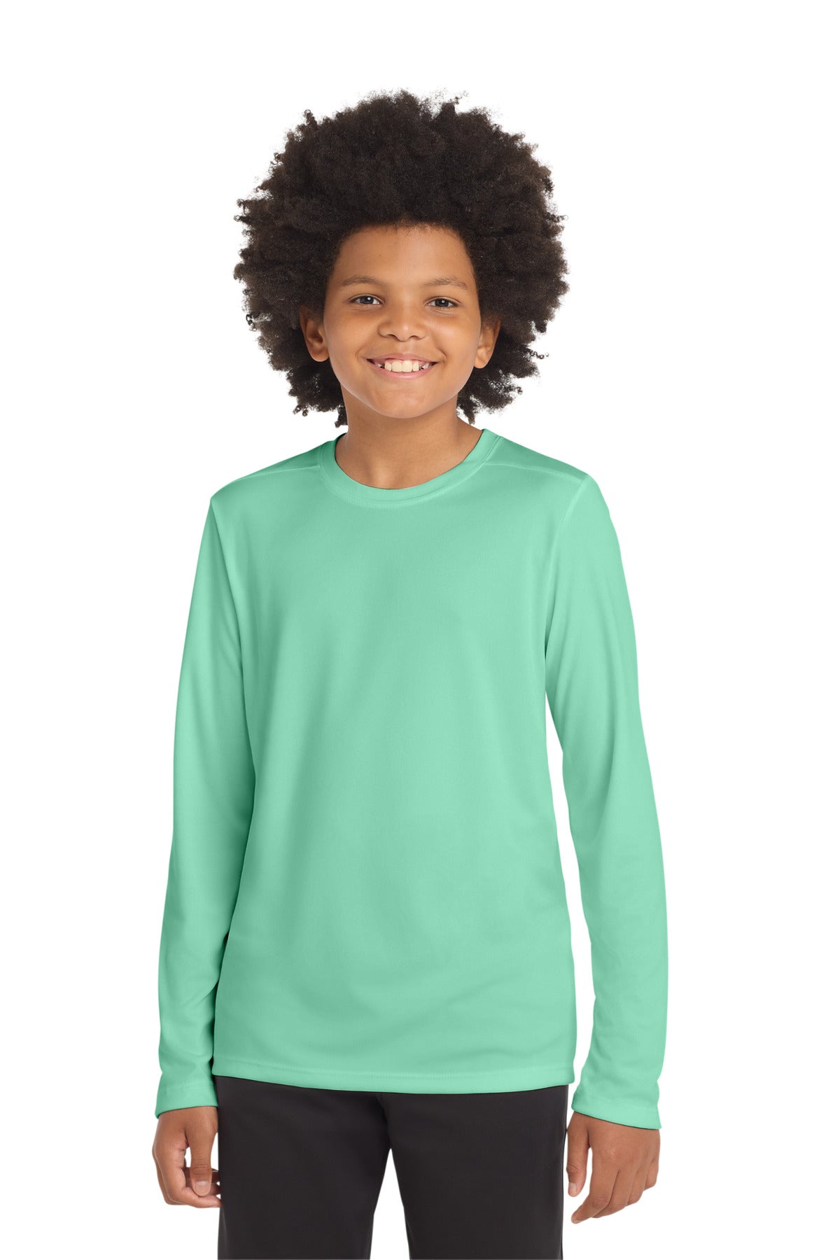 Sport-Tek  Youth Posi-UV Pro Long Sleeve Tee. YST420LS