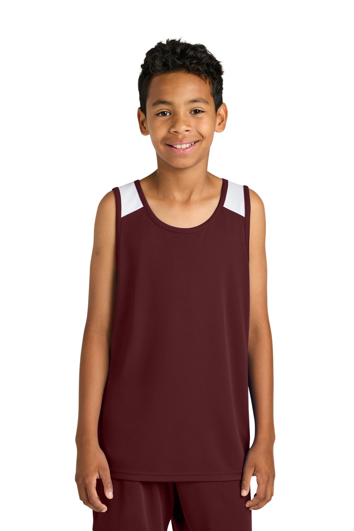 Sport-Tek Youth Club Track Tank YST446