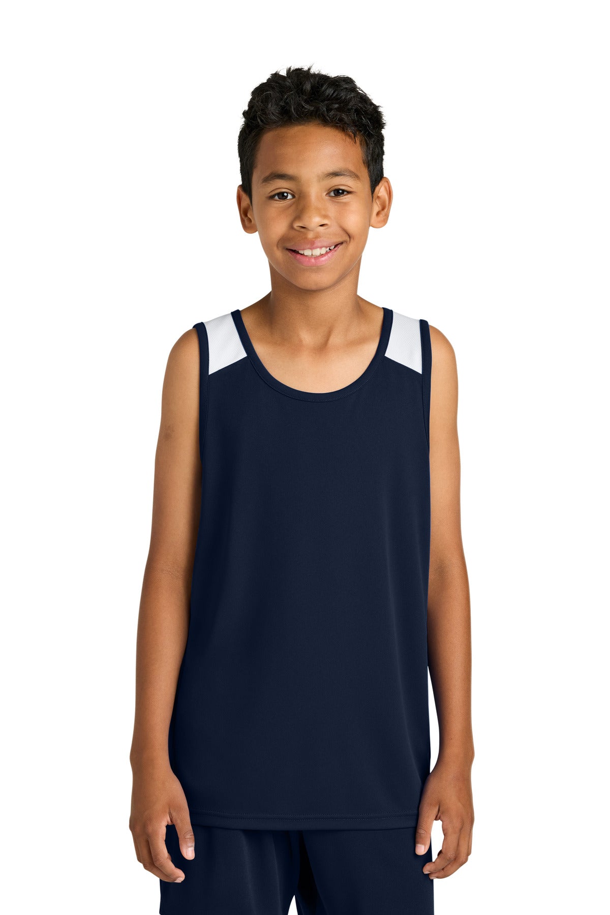 Sport-Tek Youth Club Track Tank YST446