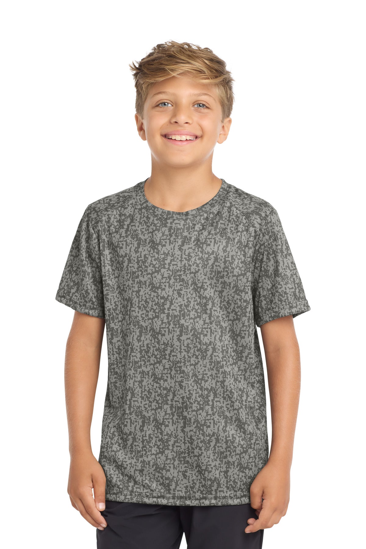 Sport-Tek  Youth Digi Camo Tee. YST460