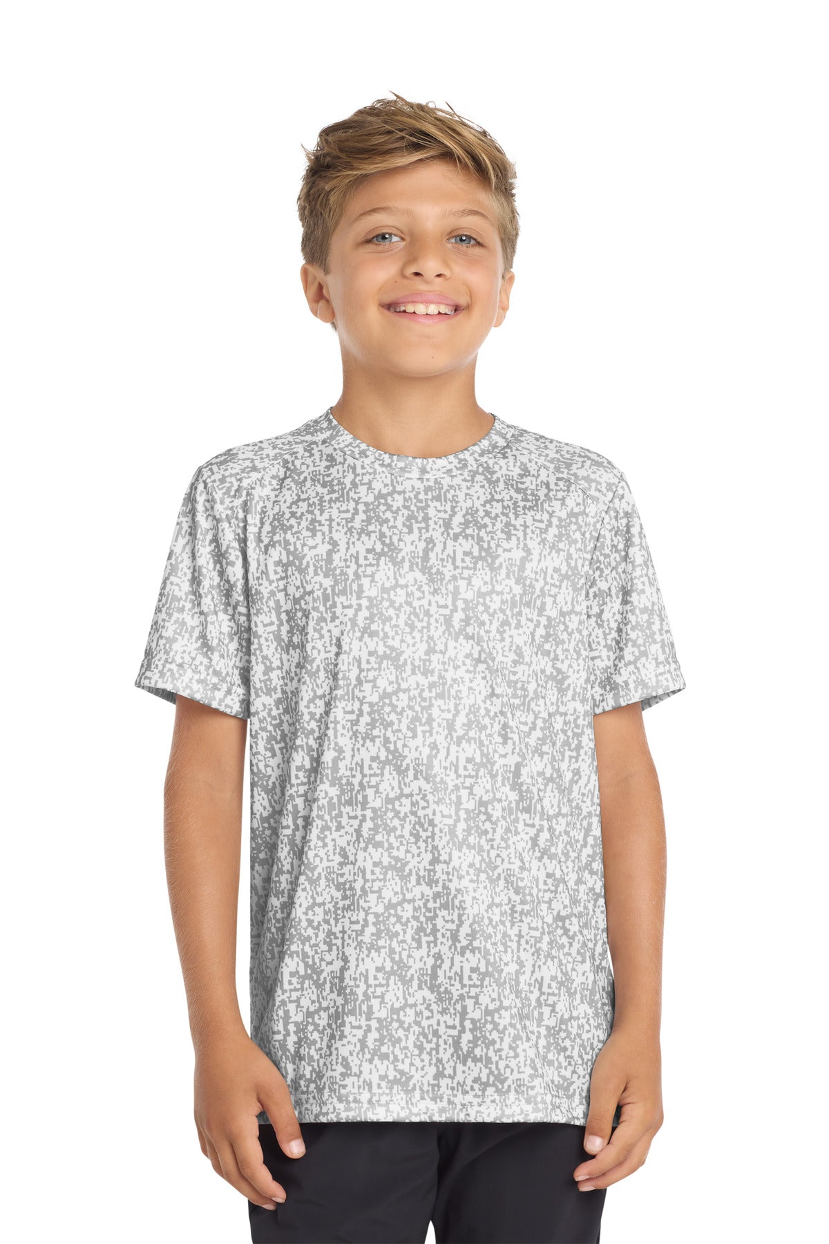 Sport-Tek  Youth Digi Camo Tee. YST460