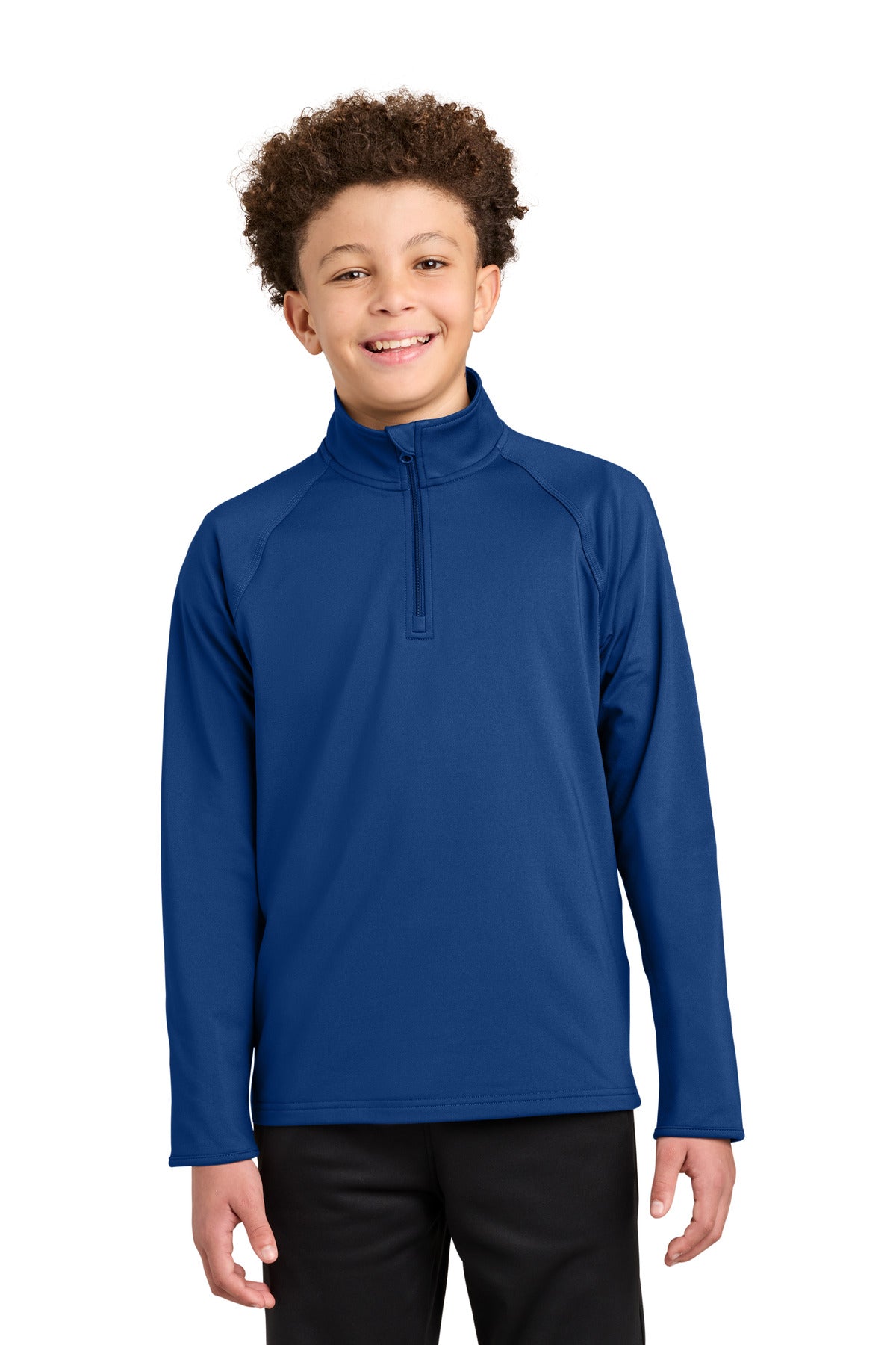 Sport-Tek Youth Sport-Wick Stretch 1/4-Zip Pullover YST850