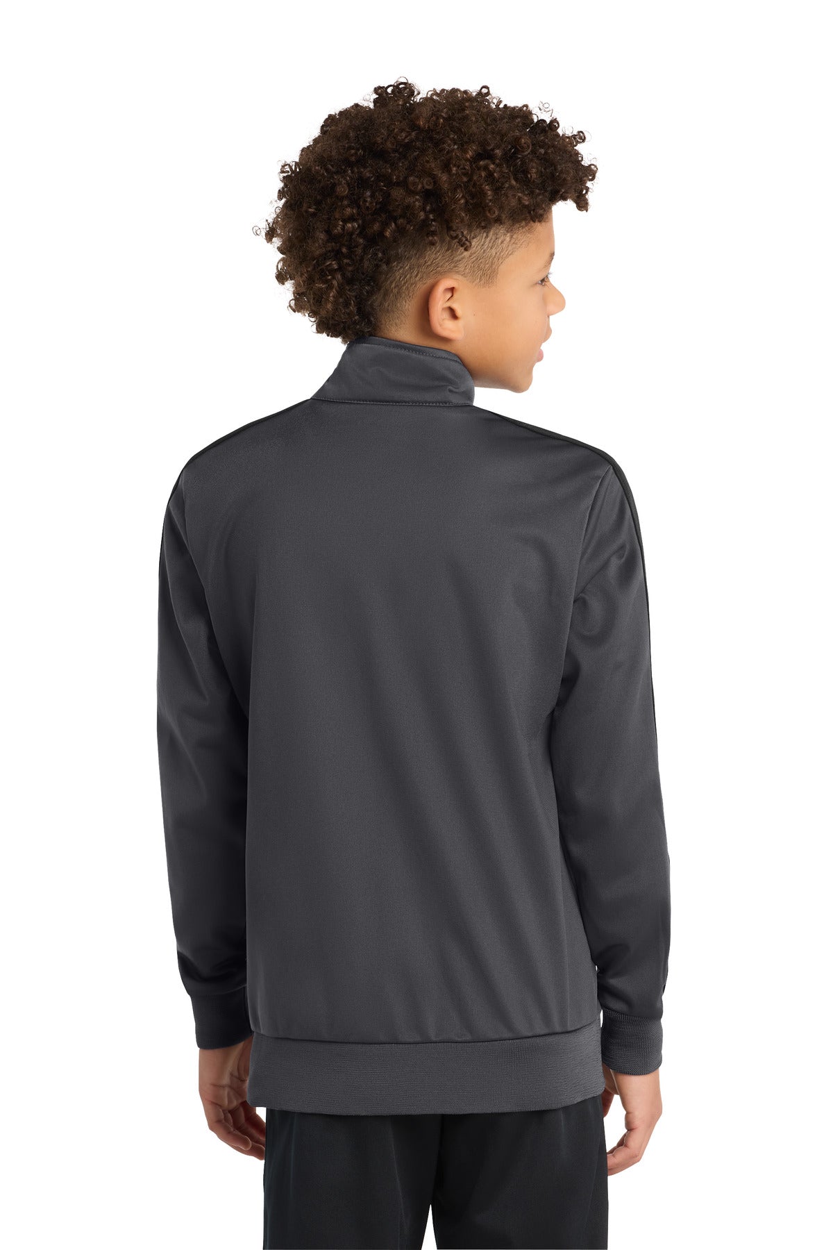 Sport-Tek  Youth Tricot Sleeve Stripe Track Jacket. YST94